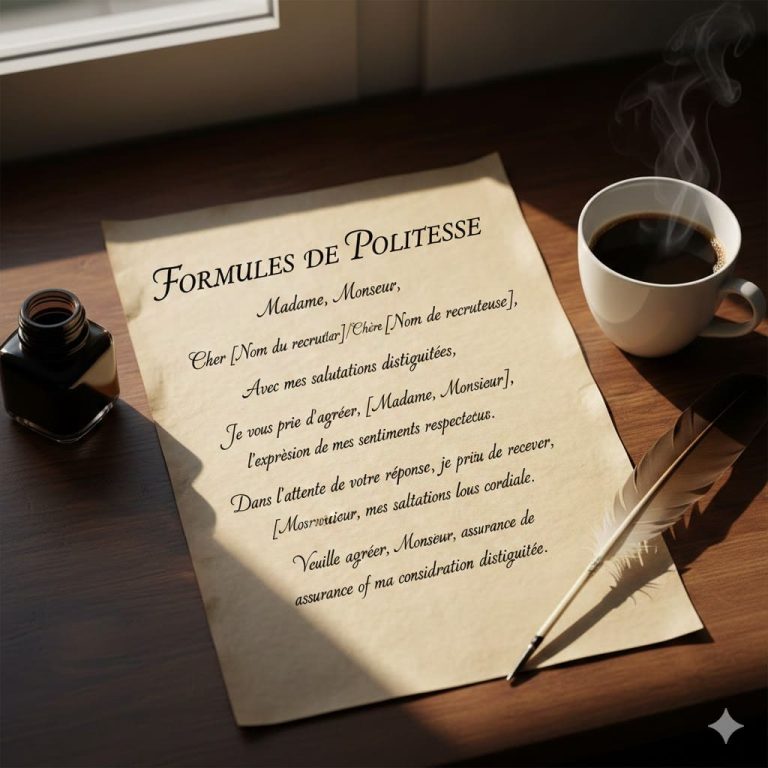 Formules de politesse indispensables pour optimiser votre lettre de motivation